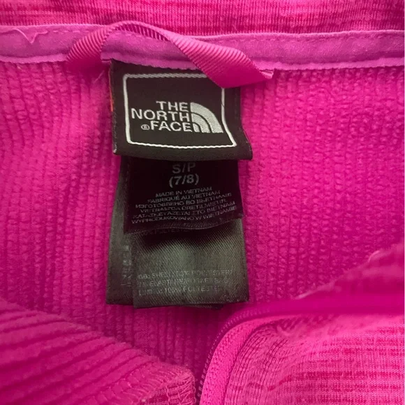 The North Face Fuchsia and Patterned Jackets - Girls Small (7/8) - Picture 9 of 9